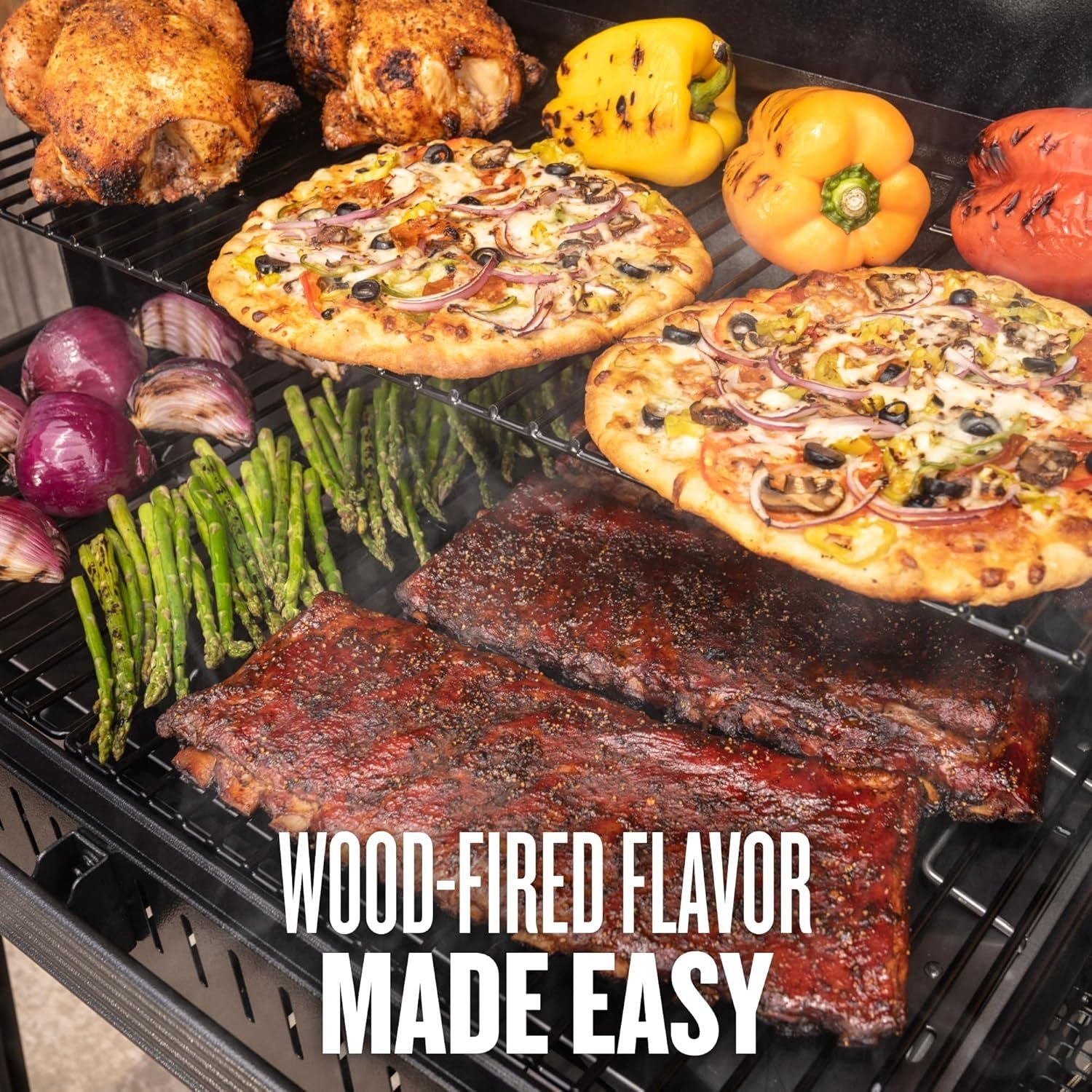 Traeger Woodridge Wood Pellet Grill & Smoker – 860 Sq In with WiFIRE App Control & 6-in-1 Versatility – TFB86MLH - Image 4