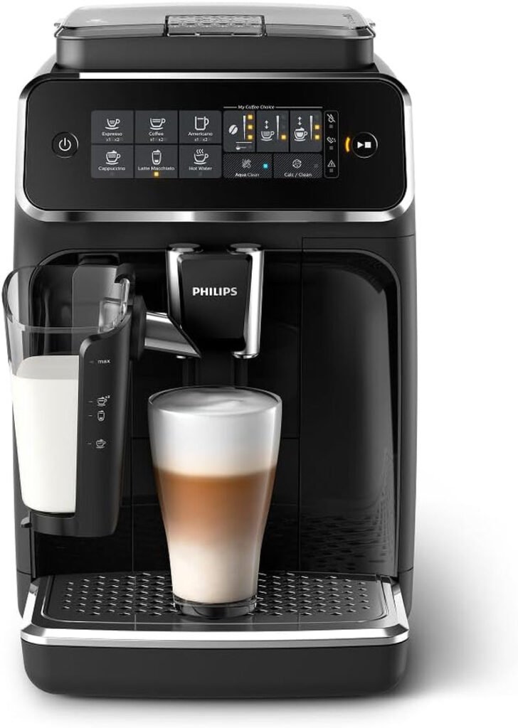 Philips 3200 Series Fully Automatic Espresso Machine with LatteGo Milk System – EP3241/54