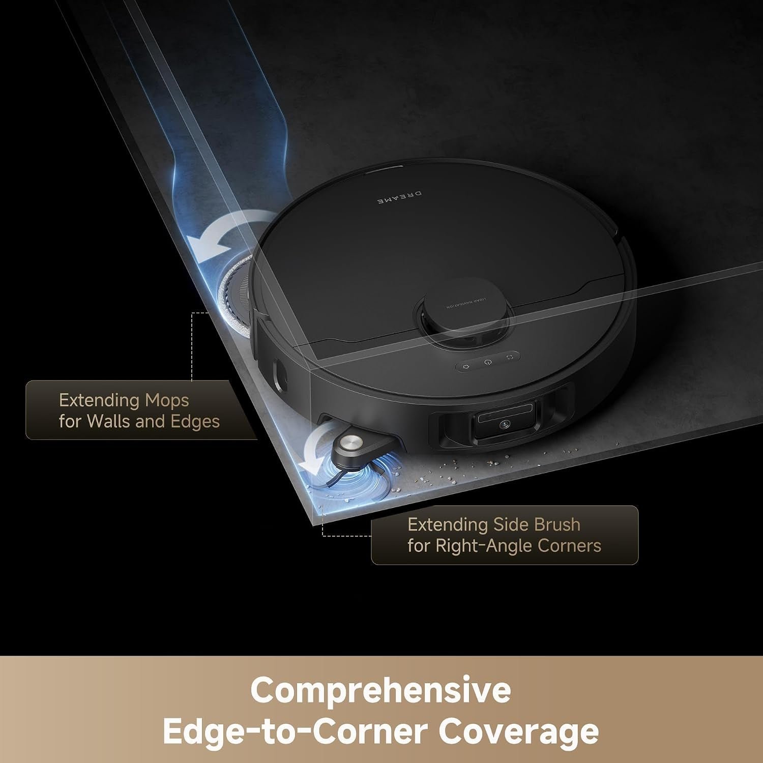 dreame L40s Ultra Robot Vacuum and Mop – 19,000Pa Vormax Suction with Auto-Empty PowerDock & HyperStream Detangling DuoBrush – RLL22SE - Image 7