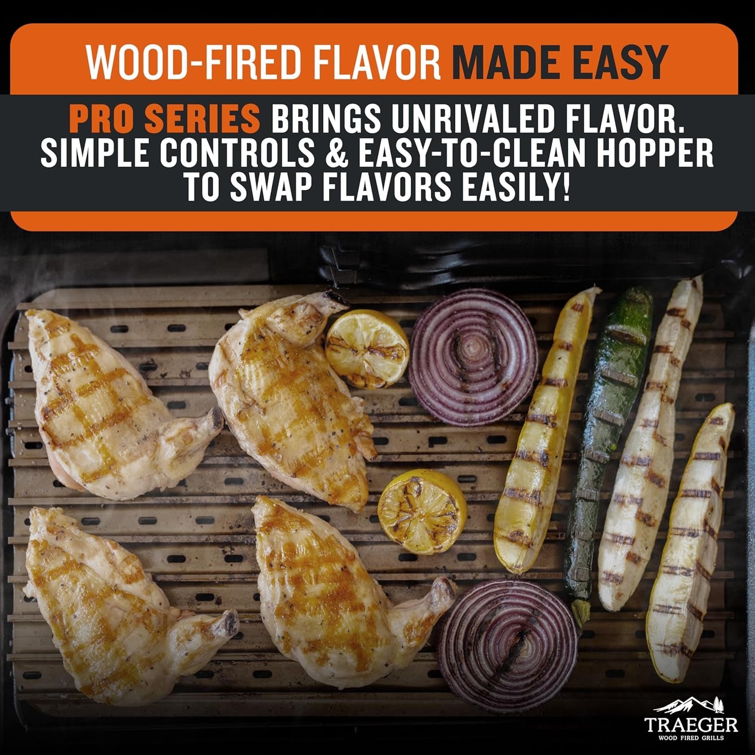 Traeger Pro 22 Wood Pellet Grill & Smoker – 6-in-1 BBQ with 572 Sq In Cooking Area & Digital Pro Controller – TFB57PZBO - Image 5