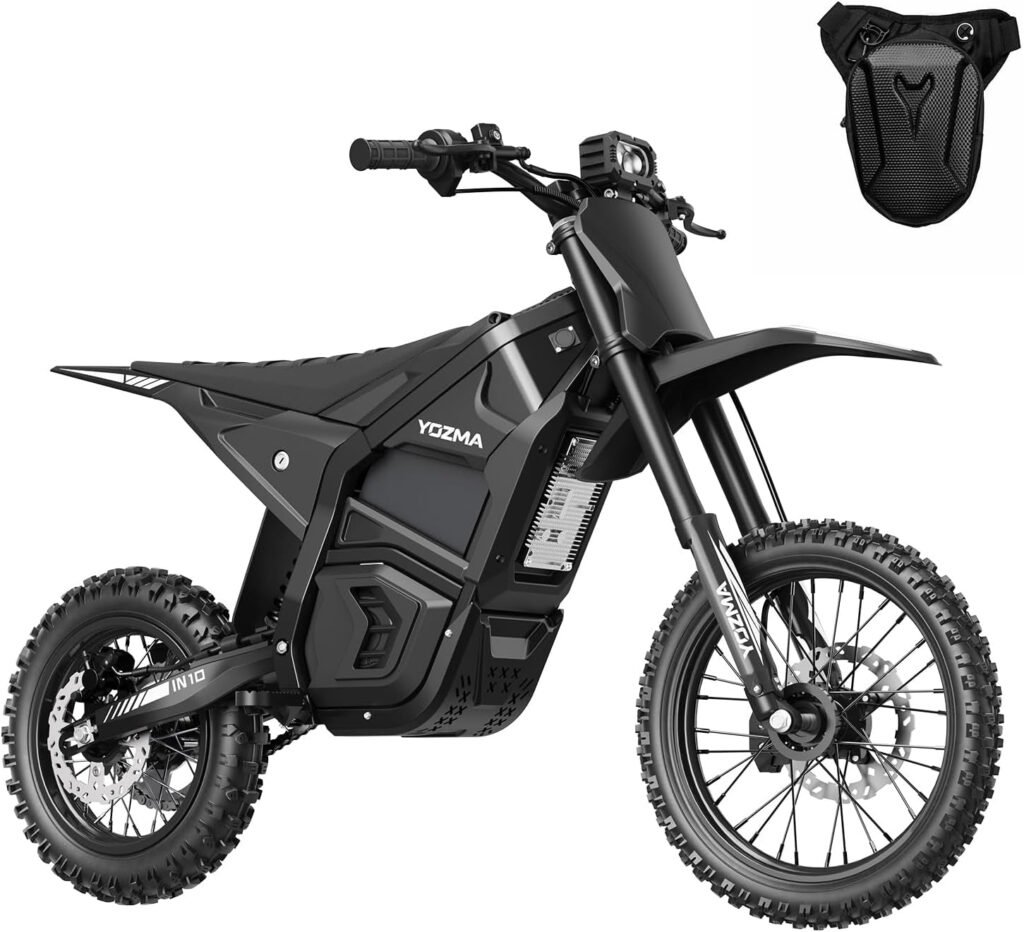 Yozma IN10 Electric Dirt Bike – 2600W Peak Motor with 48V 23.4Ah Battery & 40 MPH – IN10