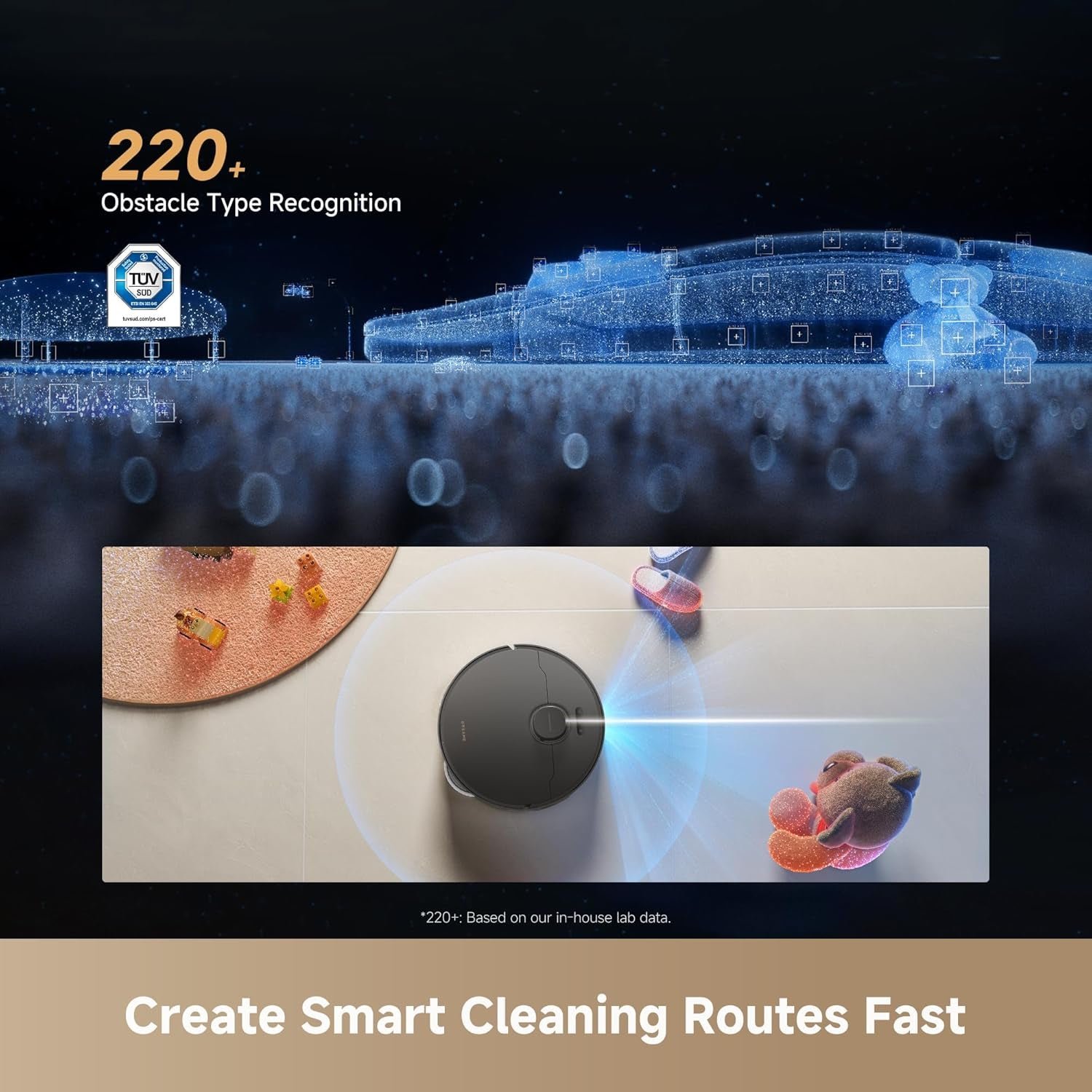 Dreame L60 Ultra PE Robot Vacuum and Mop – 30000Pa Suction with ThermoHub Self-Cleaning & 220+ Object Recognition – RLL88HE - Image 8
